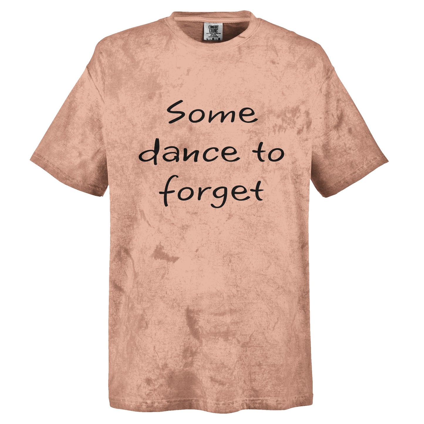 Some Dance to Forget Unisex Tie-Dye Crewneck in Umber Color
