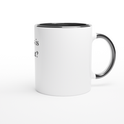 Custom 11oz Ceramic Mug – gift-ready packaging with Pablo Cain design