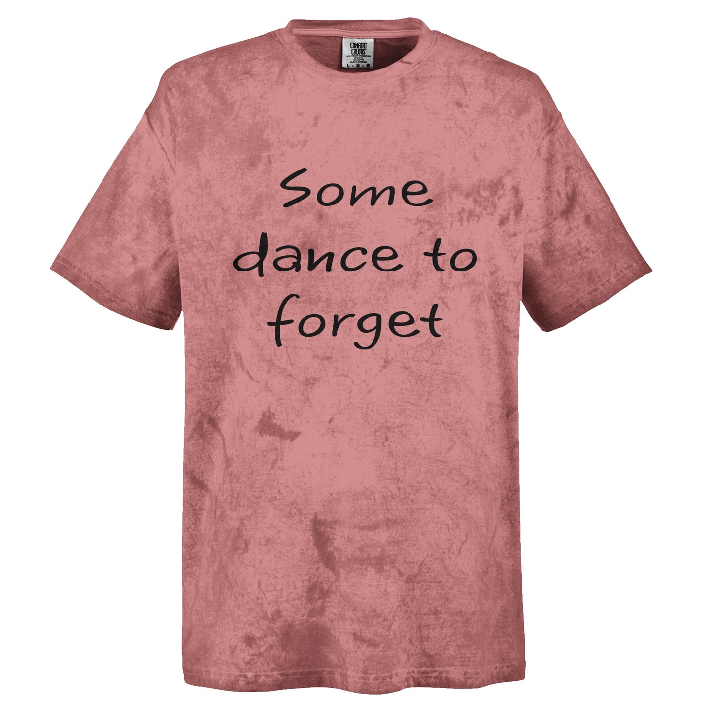 Some Dance to Forget Unisex Tie-Dye Crewneck in Clay Color