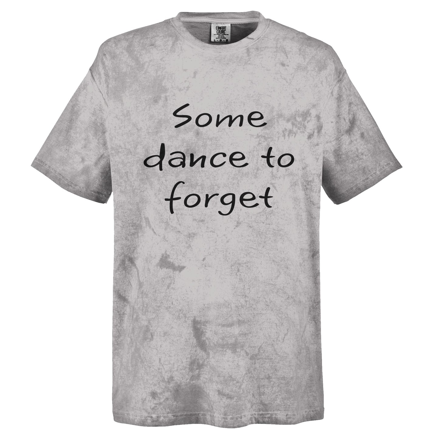 Some Dance to Forget Unisex Tie-Dye Crewneck in Smoke Color