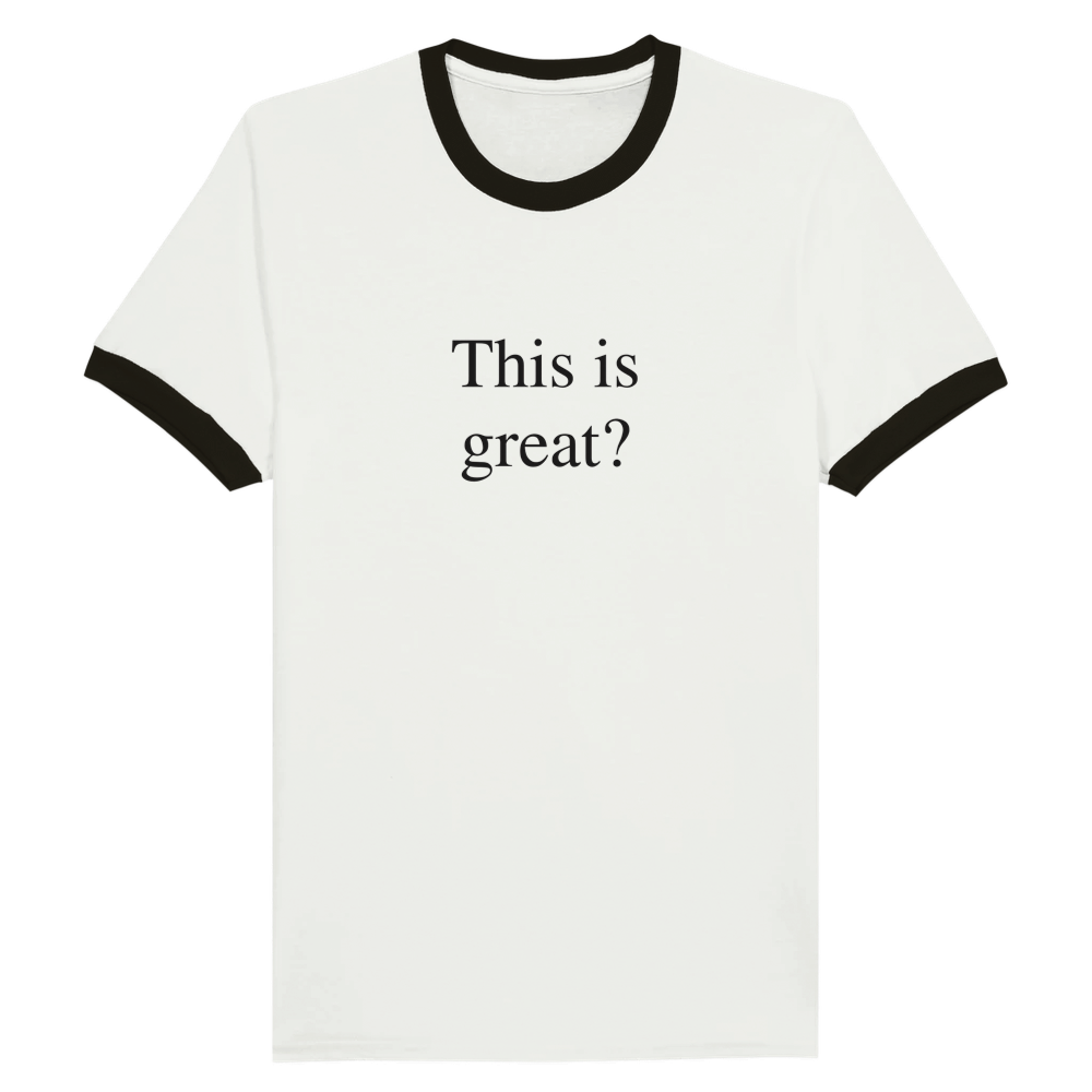 This is great? Unisex Tees and Tanks