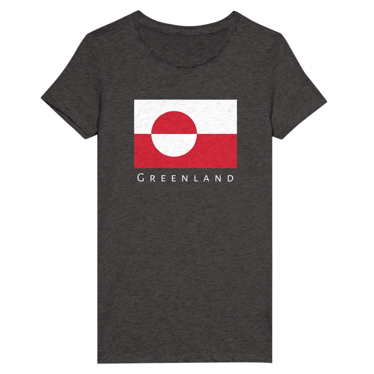 Greenland flag women's tops