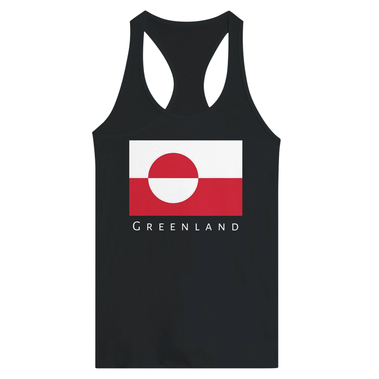 Greenland flag women's tops